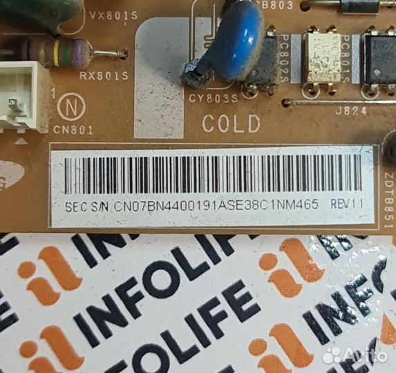 Блок питания pslf201502B для телевизора Samsung