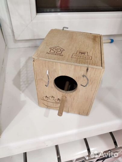 Клетка для попугаев, с аксессуарами