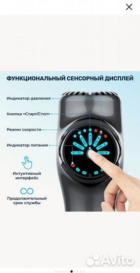 Перкуссионный Массажер GrossFit Recovery R-8 PRO