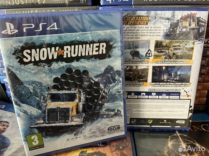 Диск SnowRunner PS4 / Новый