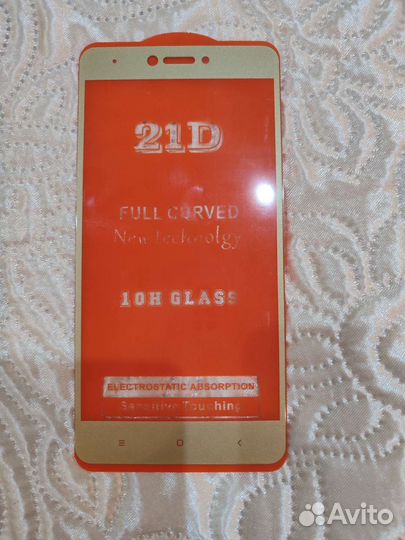 Защитное стекло xiaomi redmi note 4