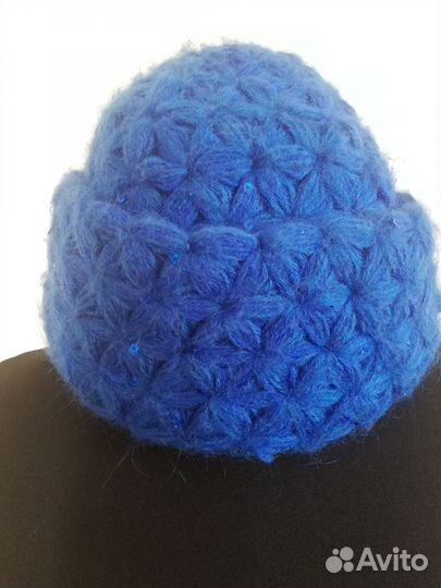 Вязаный комплект шапка +шарф