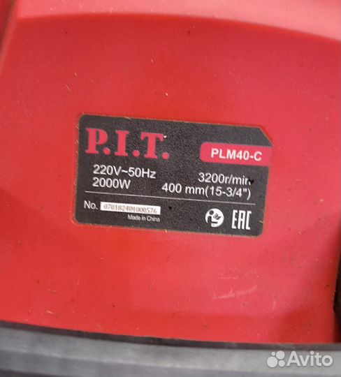 Б/У Газонокосилка электрическая PLM40-C PIT