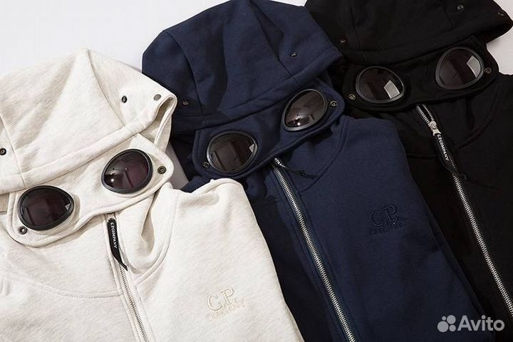 Zip худи cp company