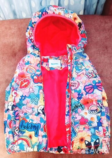 Куртка-жилетка для девочки 98 см