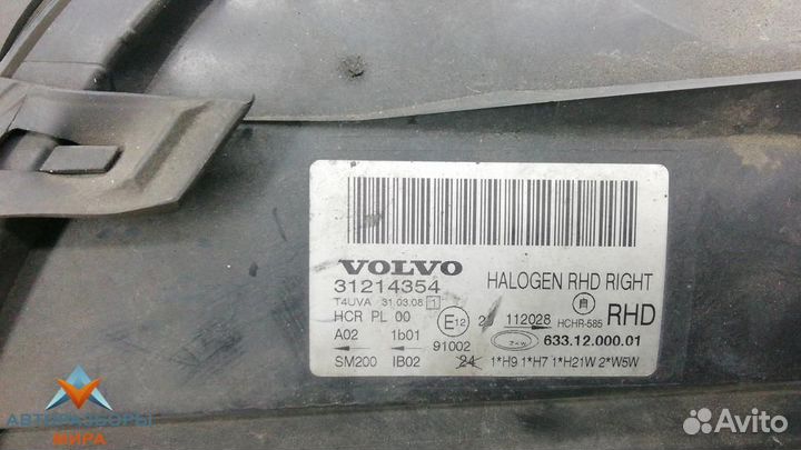 Фара правая Volvo S80 2 2008 8635078