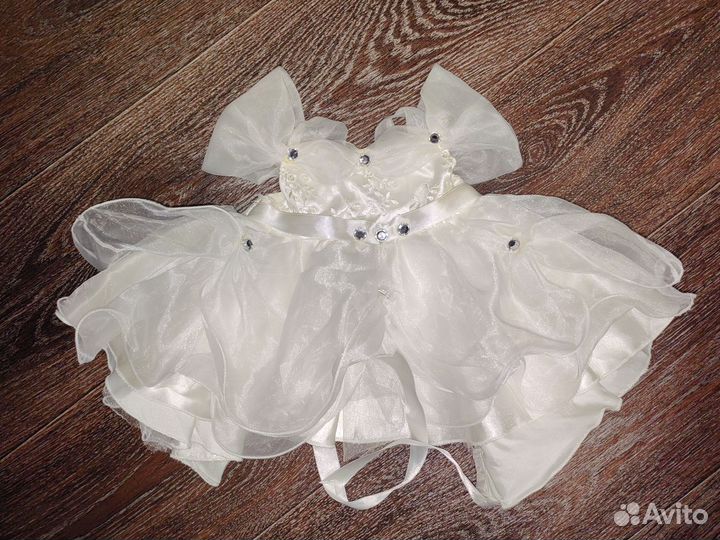 Платье для новорожденной девочки