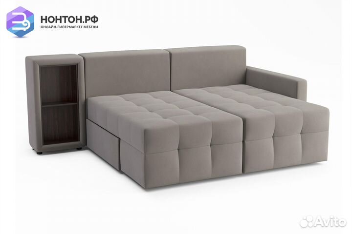 Диван угловой трансформер Самми серый