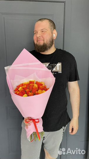 Роза Кения 25 шт 40см