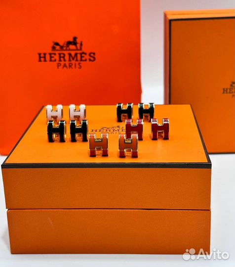 Серьги hermes