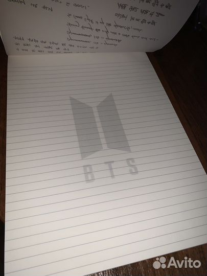 Лимитированный блокнот BTS