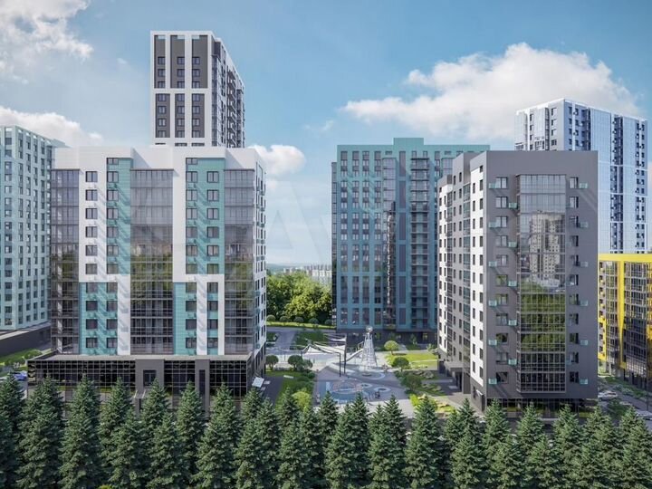 2-к. квартира, 58,5 м², 19/24 эт.