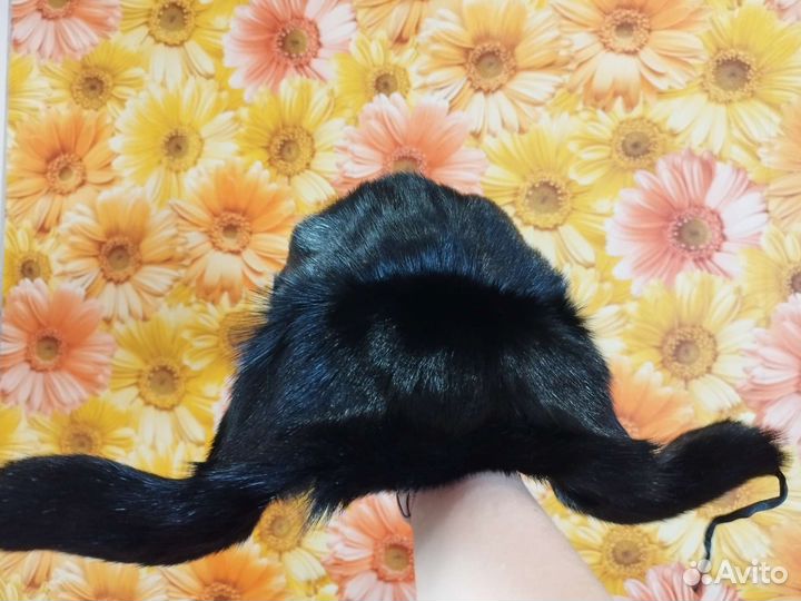 Шапка из кролика мужская ушанка