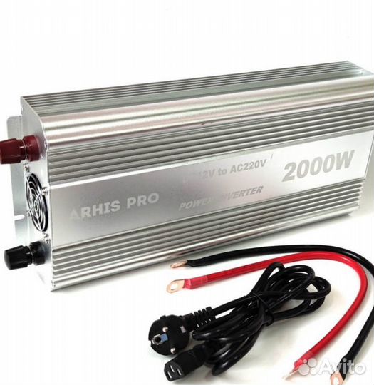 Преобразователь 12-220 Arhis Pro 2000 W инвертор