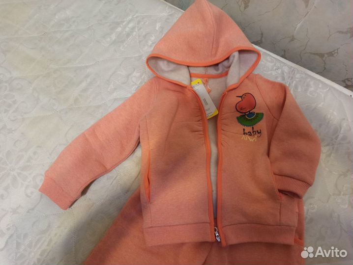 Теплый Костюм для девочки р. 98