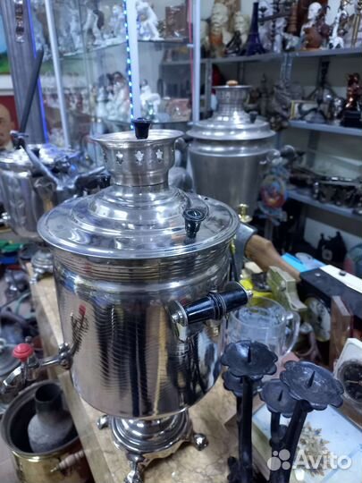 Самовар на дровах старинный