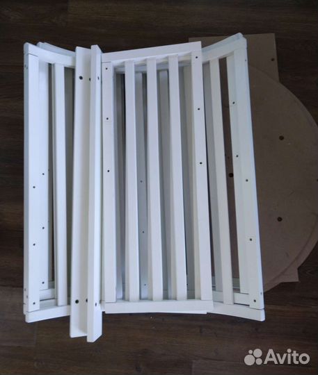 Детская кроватка трансформер круглая