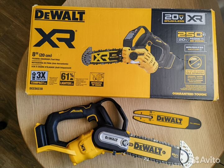 Цепная мини пила dewalt dccs623B