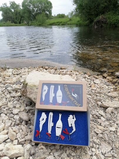 Подарочный набор блесен. Подарок рыбаку на нов год