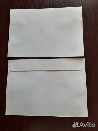 Конверты белые c5, 162х229 мм