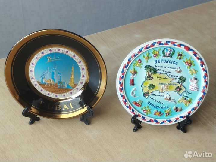 Коллекционные тарелочки 2 шт