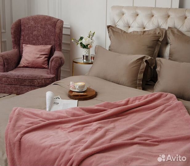 Плед меховой pink nectar