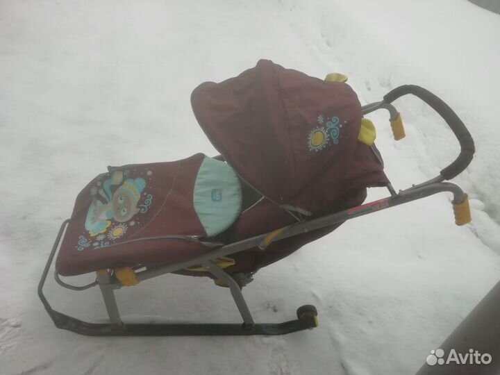 Коляска санки