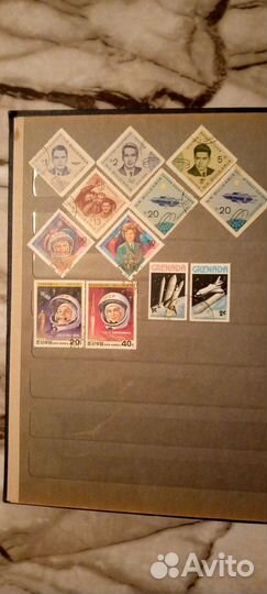 Почтовые марки,космос