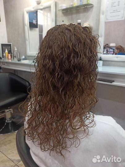 Химическая завивка bio колорист парикмахер стилист