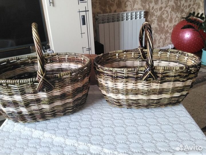 Корзина плетеная для грибов