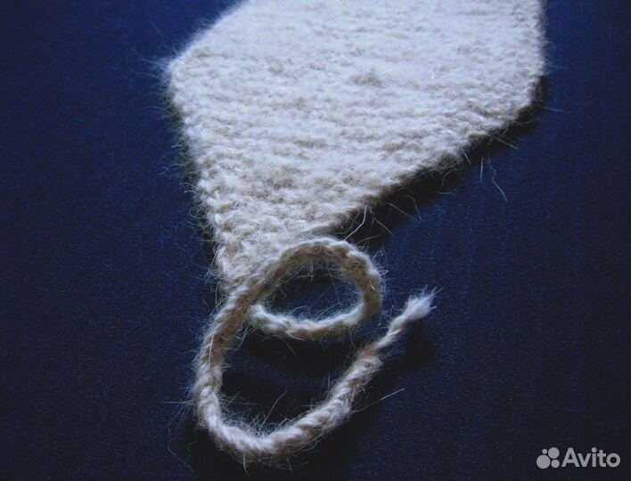 Наколенники из собачьей шерсти на завязках