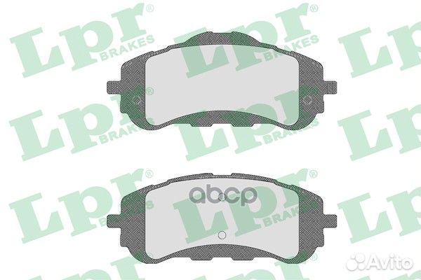 05P1845 Колодки тормозные peugeot 308 13- перед