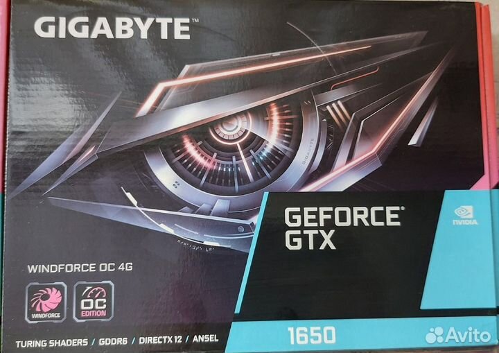 Видеокарта nvidia GeForce GTX 1650 D6 WF OC 4G