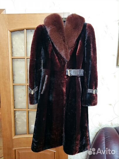 Шуба мутоновая р.42