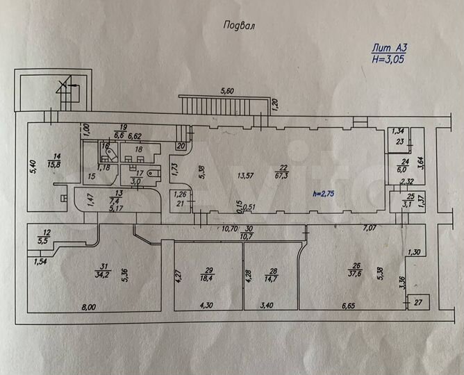 Торговая площадь, 317 м² (габ 10,6 годовых)