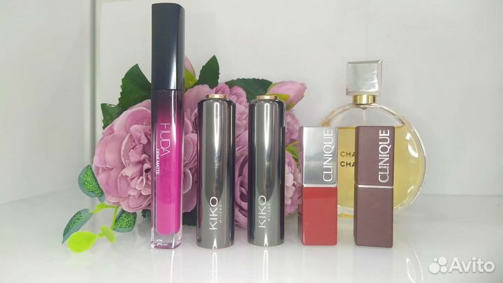 Помада Kiko Milano, Clinique huda beauty