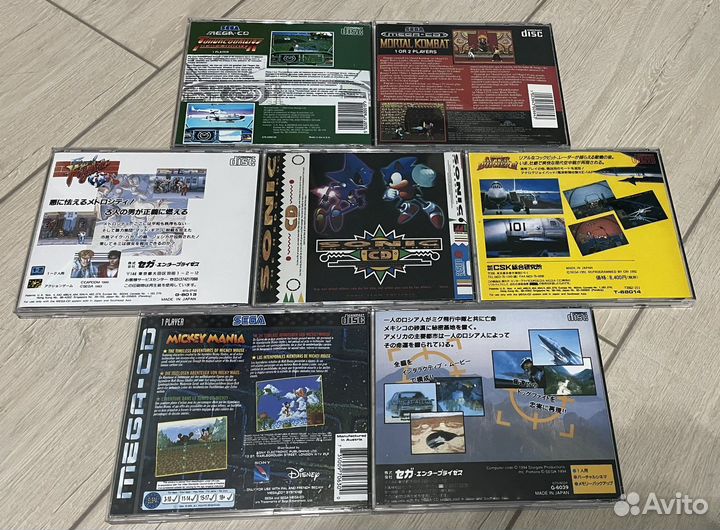 Игры Sega CD, Mega CD, Sega Saturn