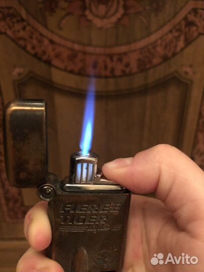 Зажигалка Fieree Tiger Menghu с чехлом