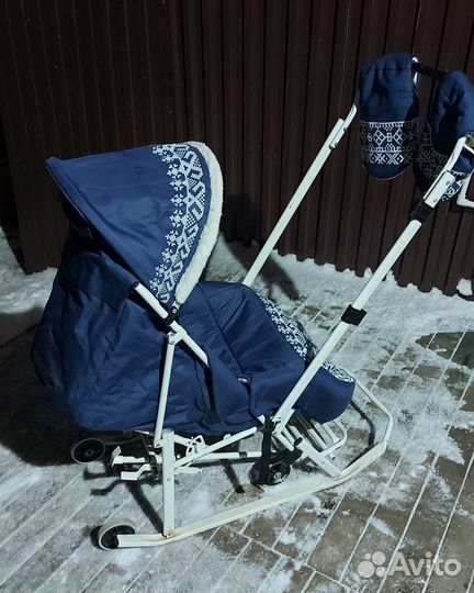 Коляска санки