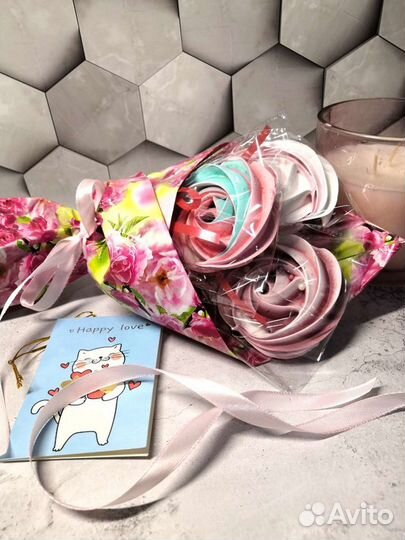 Безе в вафельном рожке, подарок в садик / школу