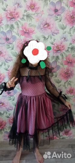 Платье для девочки на рост 140 146 нарядное