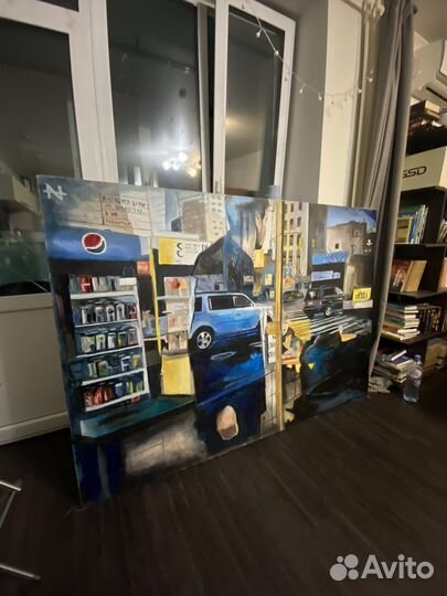 Картина маслом на холсте большая