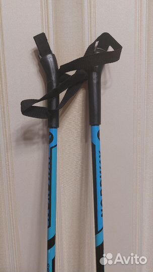 Беговые лыжи 150 см с палками