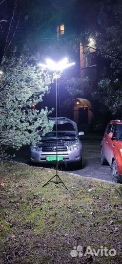 Кемпинговый фонарь Лепестковый LED прожектор 12V