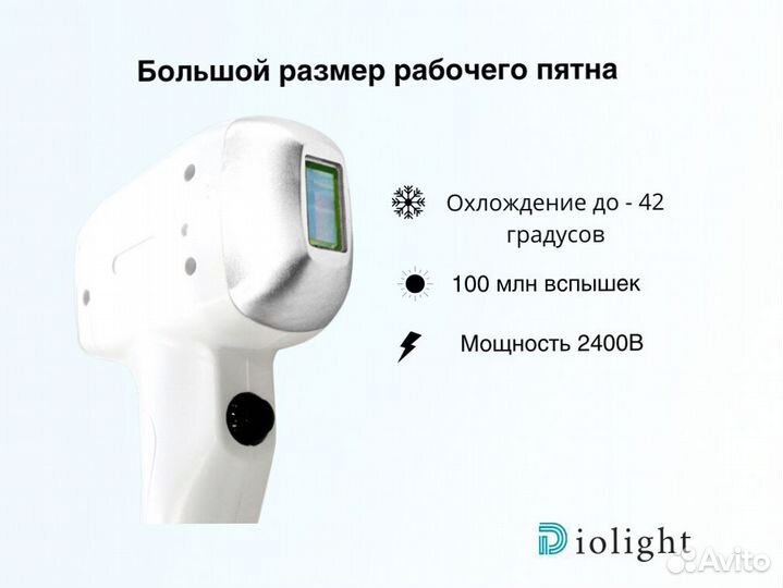 Диодный лазер DioLight Ultra'Max 2400вт рассрочка