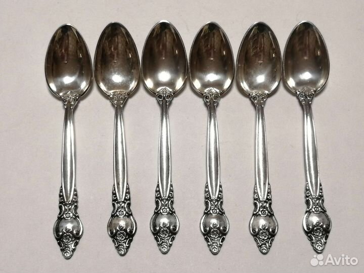 Кофейные ложки мельхиор Троянда Киев