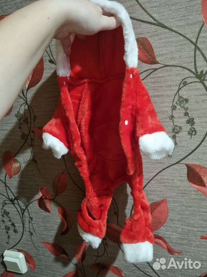 Костюм для животных (Санта)