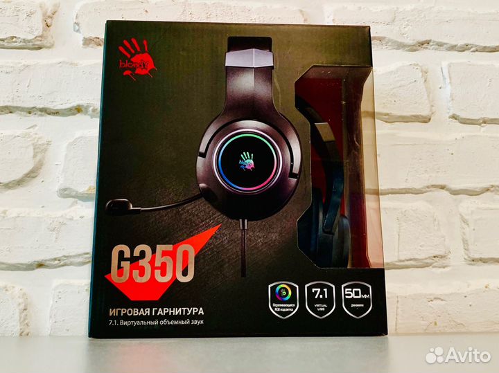 Гарнитура игровая A4tech Bloody G350