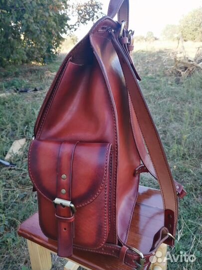 Рюкзак натуральная кожа