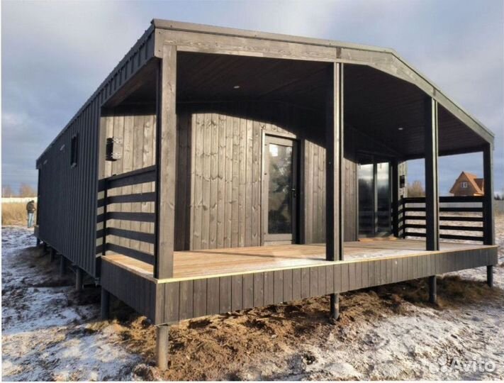 Каркасный дом с доставкой 90 м кв, арт. вх-4895